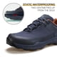 thumbnail image 2 of Zapatos de senderismo HUMTTO impermeables Trekking Trail para hombre, azul marino, 2 of 6