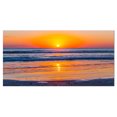 thumbnail image 2 of Sandy Sea Beach in Early Morning - Large Seashore Canvas Print, 2 of 3