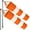 Orange White, variant on Wind Socks for Outside, Wind Direction Indicators for Outdoors Airport Farm & Park, Good Reflective Effect Thickened Waterproof (Orange Reflection)