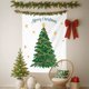 thumbnail image 5 of Decoraciones Del Árbol de Navidad Paño de Fondo Del Árbol de Navidad Decoración de la Sala de Estar Paño Colgante Alfombra de Regalo de Navidad Adecuado para la Decoración de Fondo de Navidad Decoraci, 5 of 6