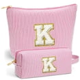 thumbnail image 1 of Bolsa de cosméticos Fohufo Pink Initial K 26 x 9 x 20 cm y bolsa, 1 of 6