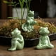 thumbnail image 5 of 4 Piezas Adornos de Rana, Mesa de Té Decorativa de Rana Pequeña de Cerámica, Favor de Té de Escritorio, Decoraciones para Jugadores de Té, Muebles,C, 5 of 5