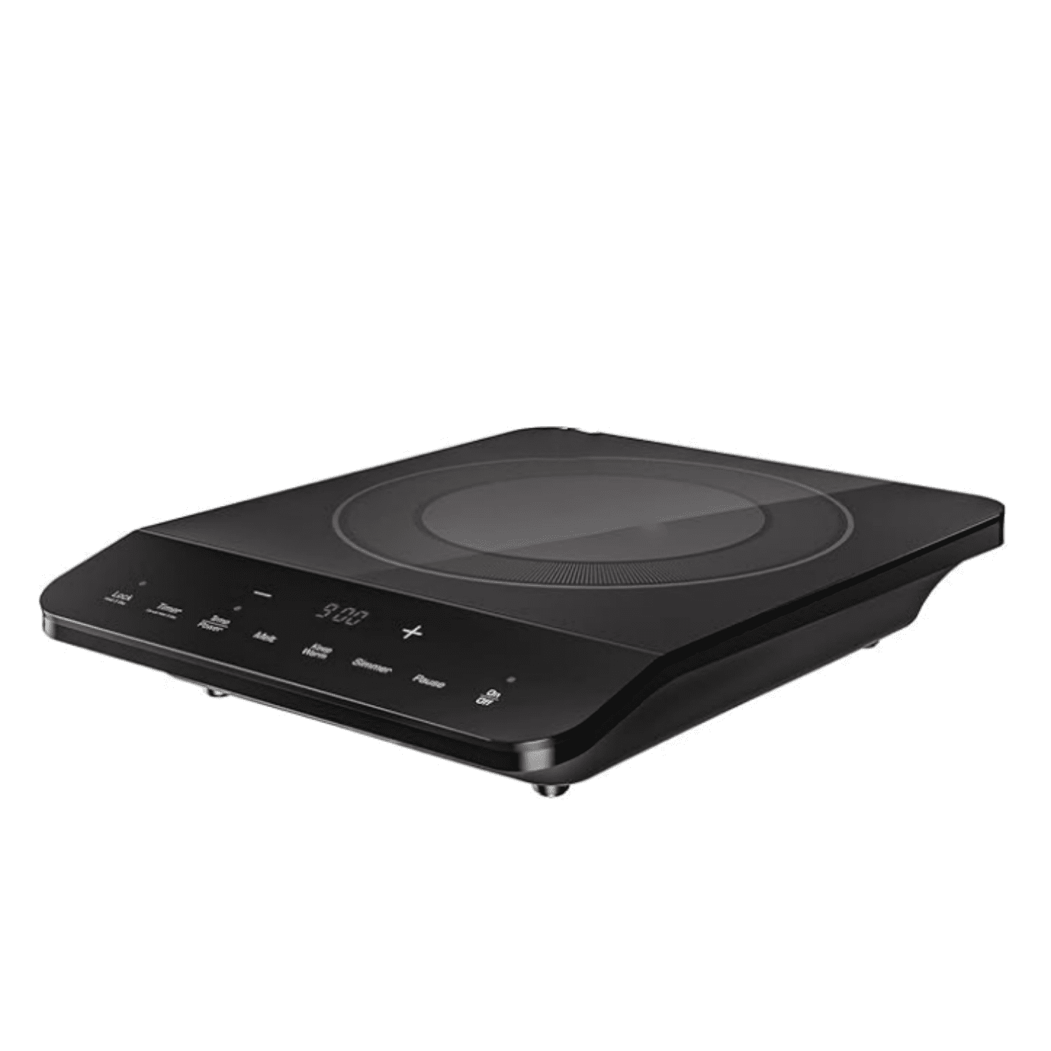 Portable Induction Hot Plate Cooktop, Single 1 Burner Countertop Cooker, 3 Preset Modes, Shatter-proof Flat Glass Top, 110~120 Volt Plug in Electric Stove for Kitchen, Outdoor Camping, RV