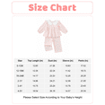 thumbnail image 2 of Toddler Baby Girl Clothes 18 Months Girl Fall Outfits 24 Months Girls Ruffle Long Sleeve Peter-pan Collar Plaid Top Pants 2PCS Set Pink, 2 of 6