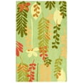 thumbnail image 4 of Safavieh  Handmade Berkeley Elaine Botanical Wool Rug Light Blue/Green 8' x 8' Round 8' Round Indoor Living Room, Bedroom Round, 4 of 5
