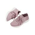 thumbnail image 6 of White Sneakers for Women Lace Up Shoes Wide Width Running Athletic Shoes Comfort Trainers Non Slip Pink 8.5, 6 of 10