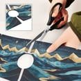 thumbnail image 6 of Yayeee Faucet Mat for Kitchen Sink 14.7" Diatomite Long Splash Guard Pad, Dark Mountains, 2 Pack, 6 of 7
