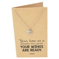 thumbnail image 4 of Quan Jewelry Angel Wings Necklace, Perfect Graduation Gifts with Inspirational, Believe in Yourself Quote, 4 of 6