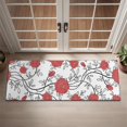 thumbnail image 2 of Pioneer Flower Floral Print Pattern Door Rugs,Washable Non Slip Door Mats Indoor,Decorative Door Mats,Entry Mat Indoor for Entrance,Bedroom,Kitchen,Bathroom,16"x47", 2 of 6
