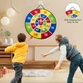 thumbnail image 3 of 26" Large Dart Board for Kids, Zacro Kids Double-Sided Dart Board with 16 Sticky Balls and 4 Darts, Indoor/Outdoor Sport Fun Party Play Game Toys for Boy Girls Gifts, 3 of 9