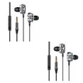 thumbnail image 2 of Inteprter Auricular con cable Interfaz portátil de 3,5 mm Juego de reducción de ruido Auriculares para jugar Negro 2Conjunto, 2 of 6