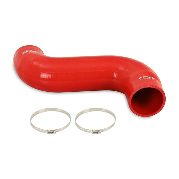 Mishimoto Silicone Intake Hose, Compatible with 2003-2007 Dodge Ram 5.9L Cummins, Red
