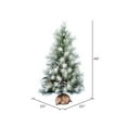 thumbnail image 2 of Vickerman 48" Frosted Ansell Pine Artificial Christmas Tree, Unlit, 2 of 2