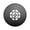 Powder Coated Black, variant on Achtek 2.5" Duct Opening Solid Cast Aluminum Round Grille ( 4" Round Overall) | Powder Coated Black - Without Screw Holes For Floor