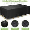 thumbnail image 3 of Baweave  Rectangular Patio Table Cover Heavy Duty Waterproof Outdoor Furniture Set Cover, 3 of 9
