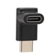 thumbnail image 4 of Adaptador de 90 grados hacia arriba y hacia abajo tipo C Adaptador portátil estable macho a hembra para cargar datos y vídeo negro, 4 of 5