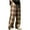 [1] Khaki, variant on Chiccall Mens Flannel Pajama Pants Baggy Plaid Fleece Fall Winter Elastic Waist Drawstring Sleep Pant Casual Pajama Bottom with Pocket