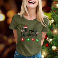 thumbnail image 4 of Gibobby Tops navideños para Mujer Camiseta de manga corta con cuello redondo y estampado de Navidad para mujer(AG,XG), 4 of 5