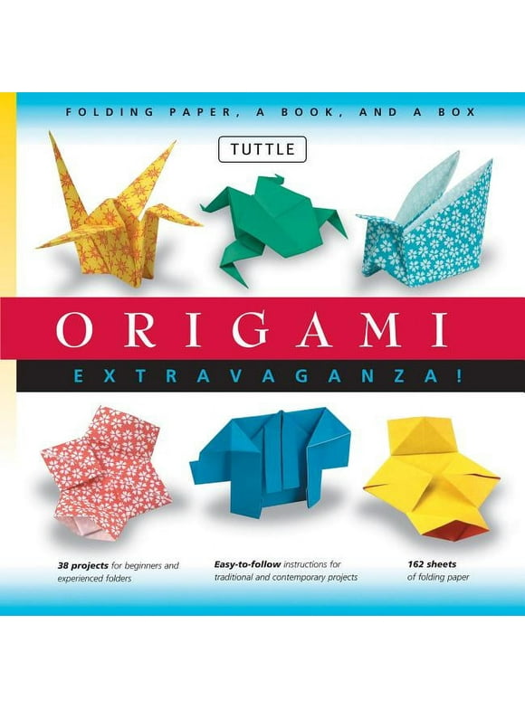 Origami Extravaganza! Folding Paper, a Book, and a Box: Origami Kit Includes Origami Book, 38 Fun Projects and 162 Origami Papers: Great for Both Kids and Adults (Other)