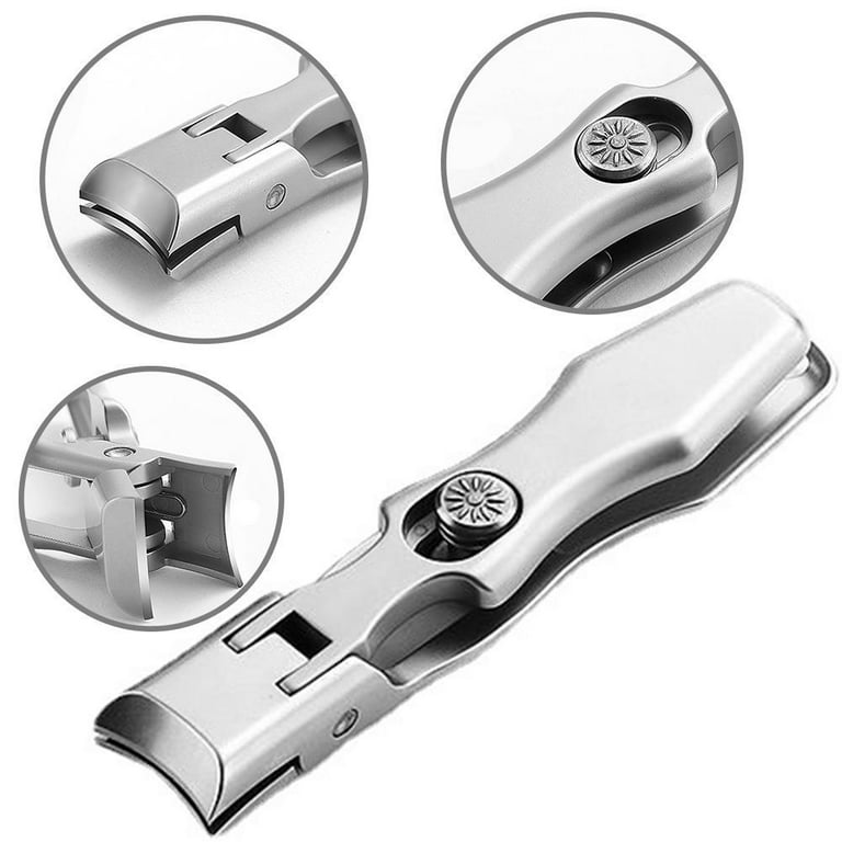 Jawflew Nail Clippers, Sharp Stainless Steel Fingernail Clipper