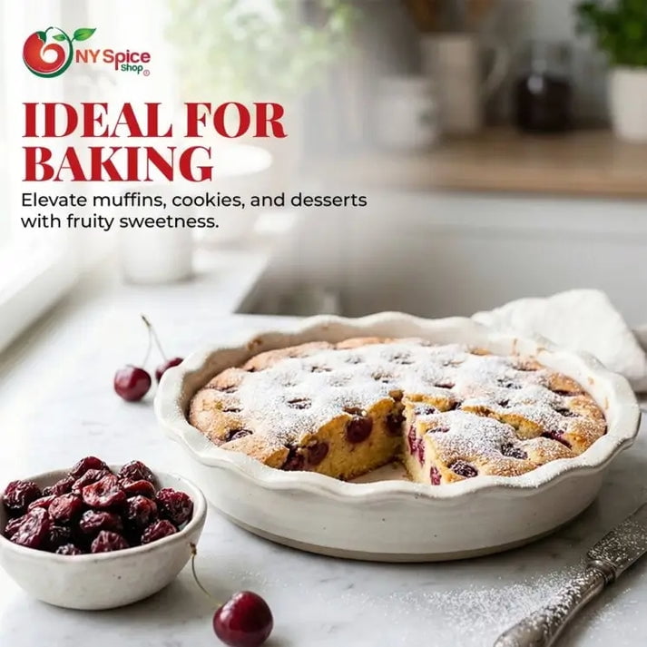 NY SPICE SHOP Whole Dried Cherries - 5 Pound - Dried Whole Cherries - Whole Cherry Pieces - Dried Red Cherries - Sweet Tart Cherry Bites - Chewy Cherry Fruits for Snacking, Baking, Cereals & Salads