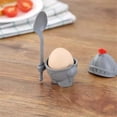 thumbnail image 2 of Boiled Egg Cup Holder with A Spoon Included - Knight Design - Kitchen Utensil Decor,Spoon Knight, 2 of 5