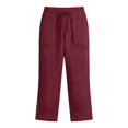 thumbnail image 3 of IMENGL Casual Cropped Pants for Women Soft Linen Summer Nine Quarter Muslim Lightweight Trousers Loose Women's Wide Leg Pant,M-XXXL, 3 of 5