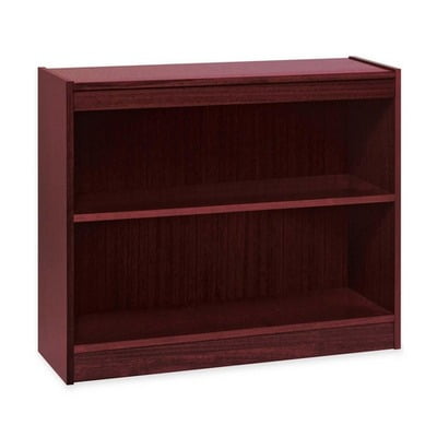 - Lorell Panel End Hardwood Veneer Bookcase LLR60070