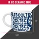 thumbnail image 5 of Rico Industries Nfl Football Indianapolis Colts Taza De Café De Cerámica Metro De 14 Onzas, 5 of 5