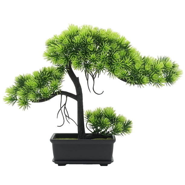 Wosthever ABS Fake Potting Portable Vivid Lifelike Reemplazo de larga duración Gabinete de vino Balcón Planta artificial de escritorio Decoración olla negra Wosthever HA083964-01