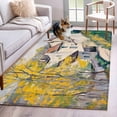thumbnail image 2 of Country Road Area Rug 3x5 Washable Rug Non Slip Abstract Art Oil Painting Pastoral Villas Large Area Rug Indoor Floor Carpet for Entryway Bedroom Kitchen Living Room Home Office Dining Room Nursery, 2 of 9