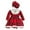 Red, variant on Tisuna Christmas Girls Dress Toddler Plaid Print Long Sleeve Crew Neck Dresses Cute Casual Autumn Winter Girls Christmas Dress With Hat Red Size 9-12 Months