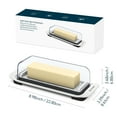 thumbnail image 5 of KITCHENDAO Airtight Butter Dish with Lid, Easy Scoop, Dishwasher Safe, Plastic, for West/East Coast Butter, 5 of 8