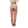 thumbnail image 3 of Lappel Women's Athletic Yoga Jogger French Terry Sweatpants with Pockets Drawstring Lounge Pants Made in USA, 3 of 4