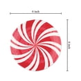 thumbnail image 2 of Gourmet Art 4-Piece 6 Inch Melamine Serving Plates/Appetizer Plates/Dessert Plates (Peppermint), 2 of 3