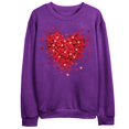 thumbnail image 4 of Valentine's Day Casual Womens Sweatshirts Crewneck Long Sleeve Tops Oversized Pullover Sweatshirt for Women, 4 of 5