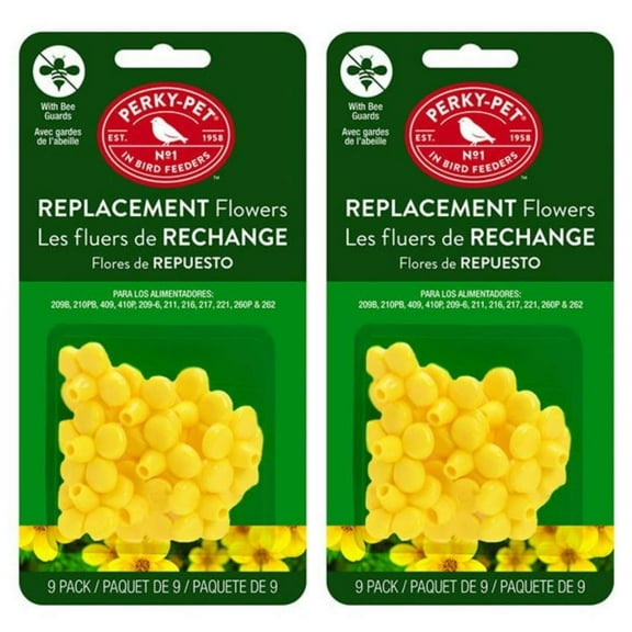 Perky Pet PP202FB Replacement Flowers for PP209B - Pack of 2 package may vary