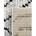 thumbnail image 6 of Unique Loom Tagine Collection Area Rug - Safiya (5' 3" Square Black and White/Gray), 6 of 6