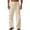 D80/Khaki, variant on Afdoent Mens Pants Men Summer Fashion Casual Elastic Side Button Pants Solid Color Breathable Flax Loose Casual Pants Fashion Streetwear