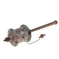 thumbnail image 1 of Rueda de Oración Budista de , Coleccionable Religioso Hecho a Mano , Bronce, como se describe CUTICAT Rueda de oración de mano, 1 of 8