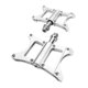 thumbnail image 1 of Pedales para Bicicleta BMX HS Alnc-2012 1/2 Aluminio azul Plateado, 1 of 5