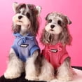 thumbnail image 4 of Ropa para perros primavera otoño Schnauzer osos Teddy perro Shiba estampado letra gradiente sin mangas sudadera con capucha para mascotas 강아지옷 одежда для собак, 4 of 5