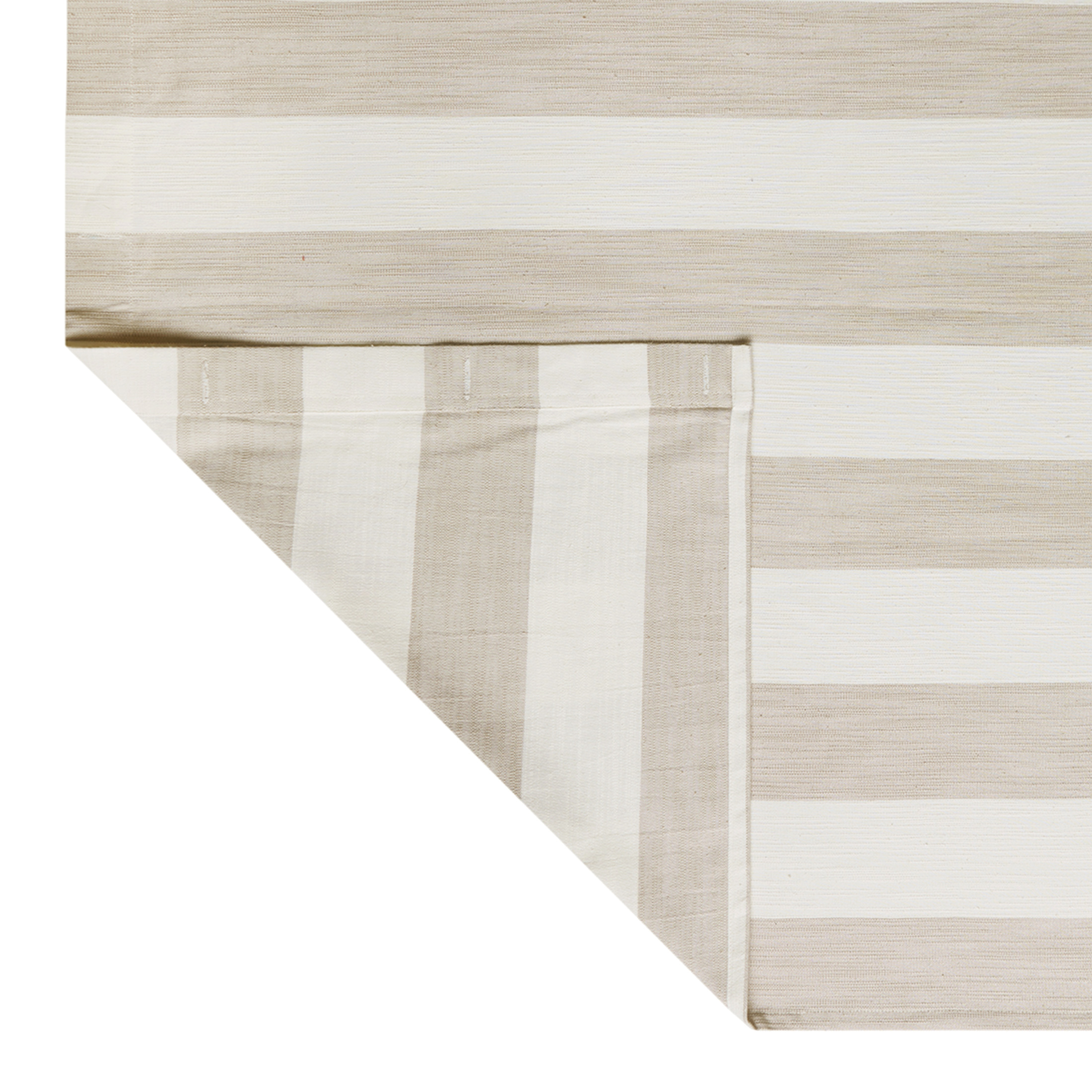 Beautiful Fawn Mix & Match Stripe Shower Curtain by Drew Barrymore, Cotton & Polyester, 72" x 72"