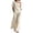*White, variant on VBVC Women's One Shoulder 2 Piece Pants Sets , Elegant Vacation Loose Matching Outfits For Women , Ladies' Short Sleeve Suit Sets with Pockets,Black,S-2XL