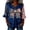 0528liBlue, variant on Womens 250th Anniversary USA Shirts America Flag Printed Half Sleeve V Neck T-Shirts Plus Size Loose 4th of July Button Tops Independence Day Patriotic Graphic Tees 0528liRed XXL