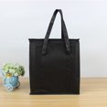 thumbnail image 5 of Bolsas de comestibles reutilizables con aislamiento grande con cremallera y asas resistentes, bolsas térmicas plegables, lavables y resistentes para entrega de alimentos fríos o calientes, 5 of 5