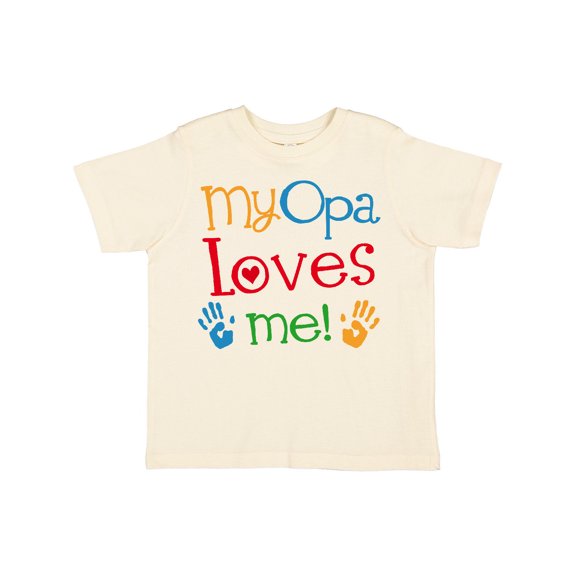 Inktastic My Opa Loves Me Boys or Girls Toddler T-Shirt