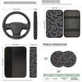thumbnail image 7 of KUIFORTI Bat Print Car Seat Covers Full Set Elastic Fabrics 14 Pack Aotumotive Interior Sets Car Armrest Cushion Comfortable Anti Slip Universal fit for SUV,Van,Saden,Truck, 7 of 7