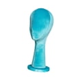 thumbnail image 4 of Cabeza de maniquí de mujer, cabeza de exhibición de sombrero portátil para auriculares, sombrero de Halloween Azul, 4 of 8