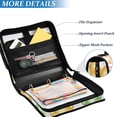 thumbnail image 3 of FORMRS Zipper Binder with Shoulder Strap 2-inch Ring 500 Sheet Capacity File Bag, Gummy Bear Pattern, 3 of 5